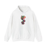 Cartoon Quetzalcoatl Cyber Serpent Unisex Hoodie