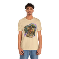 Aztec Quetzalcoatl Priestess Under Moon Unisex T-Shirt