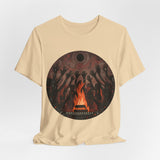 Sacred Fire Tribal Ceremony Glyph Style Unisex T-Shirt