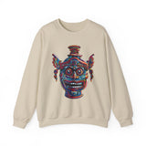 Indigenous Ceramic Vase Art Unisex Sweatshirt