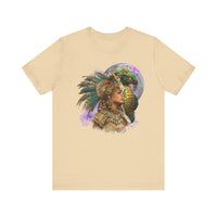 Aztec Quetzalcoatl Priestess Under Moon Unisex T-Shirt