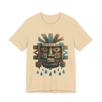 Tlaloc Ancient Rain Mask Glyph Unisex T-Shirt