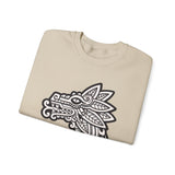 Quetzalcóatl Serpent Head Illustration Unisex Sweatshirt