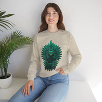 Quetzalcoatl Feathered Serpent God Dark Portrait Unisex Sweatshirt
