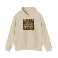 Pre-Columbian Tribal Stripe Pattern Unisex Hoodie