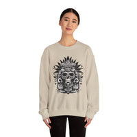 Ah Puch Death God Petroglyph Skull Unisex Sweatshirt