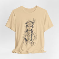 Inca Warrior Girl Bold Andean Spirit Design Unisex T-Shirt