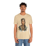 Inca Warrior Woman Watercolor Portrait and Tribal Jewelry Unisex T-Shirt