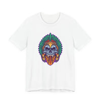 Aztec Indian Death Skull Tattoo Style Unisex T-Shirt