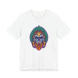 Aztec Indian Death Skull Tattoo Style Unisex T-Shirt