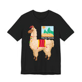 Sacred Llama of the Inca Andes Unisex T-Shirt