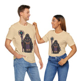 Cyber Temple Techno Priest Pixel Art Unisex T-Shirt