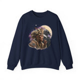 Ancient Inca Shaman with Condor Companion Unisex Sweatshirt
