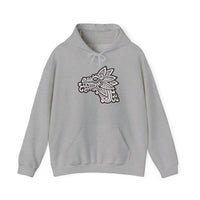 Quetzalcóatl Serpent Head Illustration Unisex Hoodie