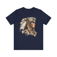 Aztec Jaguar Warrior Woman Watercolor Unisex T-Shirt