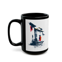 Cuzco Steps Heritage Minimalist Art Black Mug