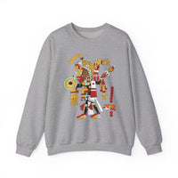 Abstract Aztec Culhua-Mexica Illustration Unisex Sweatshirt