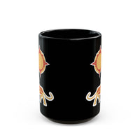Xoloescuincle beneath the Sacred Sun Black Mug