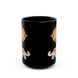 Xoloescuincle beneath the Sacred Sun Black Mug