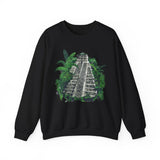 Ancient Mayan Jungle Temple Steps Unisex Sweatshirt