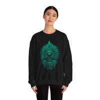 Quetzalcoatl Feathered Serpent God Dark Portrait Unisex Sweatshirt