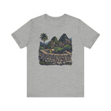 Andean Cliffside Inca Citadel Graphic Unisex T-Shirt