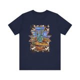 Aztec Turquoise Cactus Desert Landscape Unisex T-Shirt