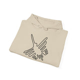 Nazca Lines Style Bird Unisex Hoodie