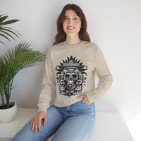 Ah Puch Death God Petroglyph Skull Unisex Sweatshirt
