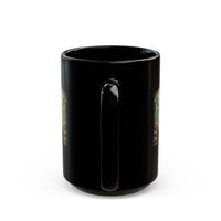 Savage Thunderbird Totem Illustration Black Mug