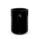 Savage Thunderbird Totem Illustration Black Mug