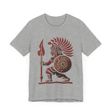Young Warrior Glyph Pre-Hispanic Style Unisex T-Shirt
