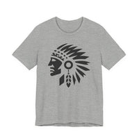 Tribal Warrior Headdress Emblem Illustration Unisex T-Shirt