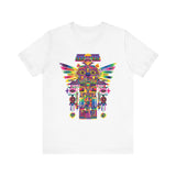 Psychedelic Mesoamerican Totem Mask Unisex T-Shirt