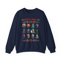 Pixel Art Aztec Gods Mythology Unisex Sweatshirt