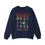 Pixel Art Aztec Gods Mythology Unisex Sweatshirt