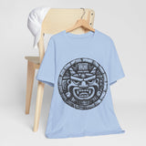 Mayan Jaguar Deity Woodcut Style Unisex T-Shirt