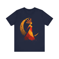 Mama Killa Inca Moon Goddess Glyph Style Unisex T-Shirt