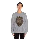 Ancient Aztec Solar Deity Mask Unisex Sweatshirt