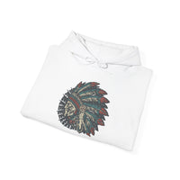 Vintage Native American Headdress Graphic Unisex Hoodie