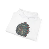 Vintage Native American Headdress Graphic Unisex Hoodie