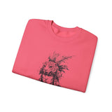 Jaguar Warrior Ink Portrait Unisex Sweatshirt