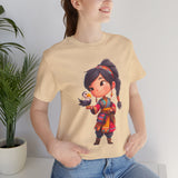 Chibi Inca Girl with Baby Condor Unisex T-Shirt