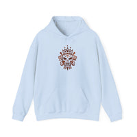 Ah Puch Mayan Skull Crown Glyph Style Unisex Hoodie