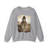 Vintage Tikal Jungle Temple Sepia Print Unisex Sweatshirt