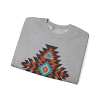 Boho Aztec Geometric Totem Pattern Illustration Unisex Sweatshirt