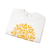 Mesoamerican Sun Face Unisex Sweatshirt