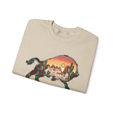 Aztec Buffalo Desert Sunset Silhouette Unisex Sweatshirt