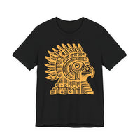 Aztec Eagle Pyramid Emblem Unisex T-Shirt