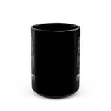 Mesoamerican Monolith Head Black Mug